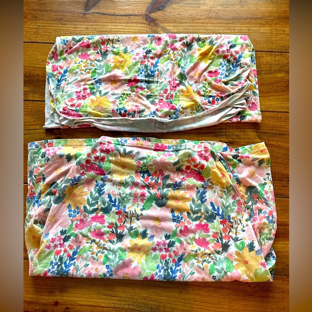 Copper pearl shopping cart cover/nursing cover and swaddling blanket